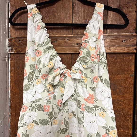 Abercrombie & Fitch Floral Slip Midi dress Large Petite - Picture 4 of 6